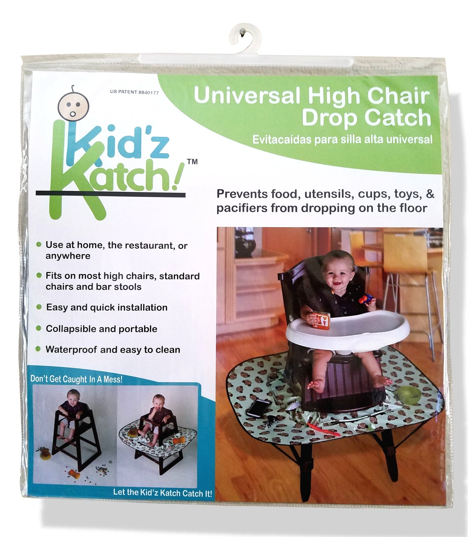 Kidz Katch High Chair Food and Mess Catcher Take your