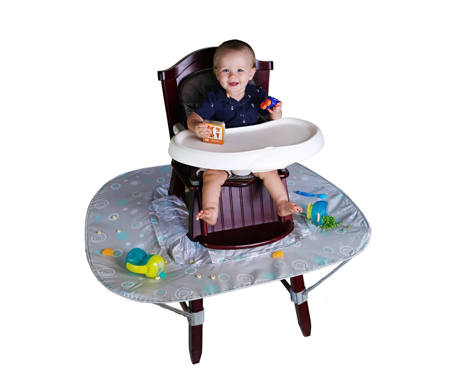 Kidz Katch High Chair Food and Mess Catcher Take your high chair  splash mat to the next